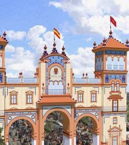 Portada de la Feria de Abril de Sevilla 2022
